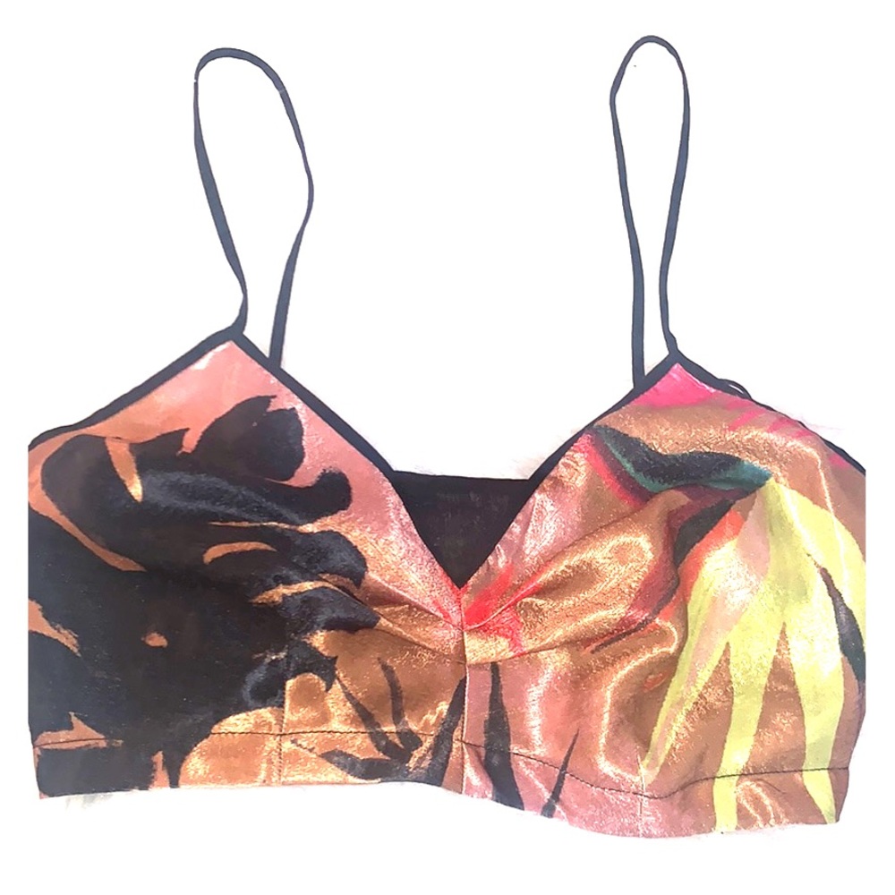Zara havana crop top
